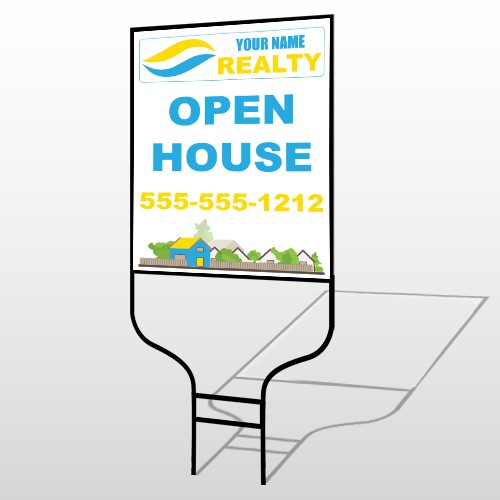 Fence Neighborhood 662 Round Rod Sign 