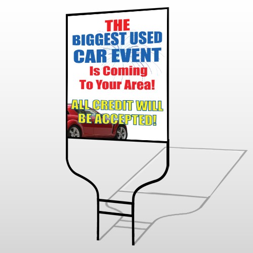 Fireworks Car 111 Round Rod Sign