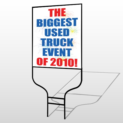 Fireworks 118 Round Rod Sign