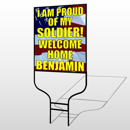 Flag 52 Round Rod Sign