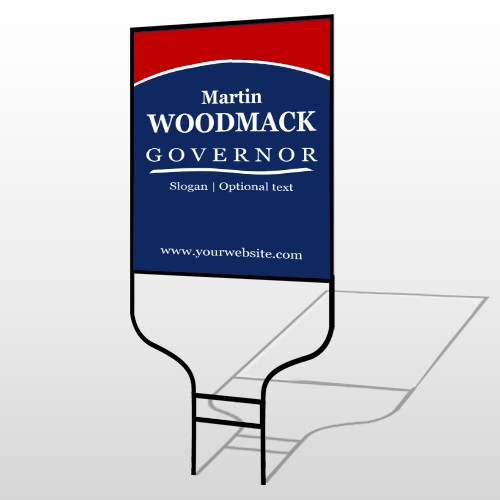 Governor 132 Round Rod Sign