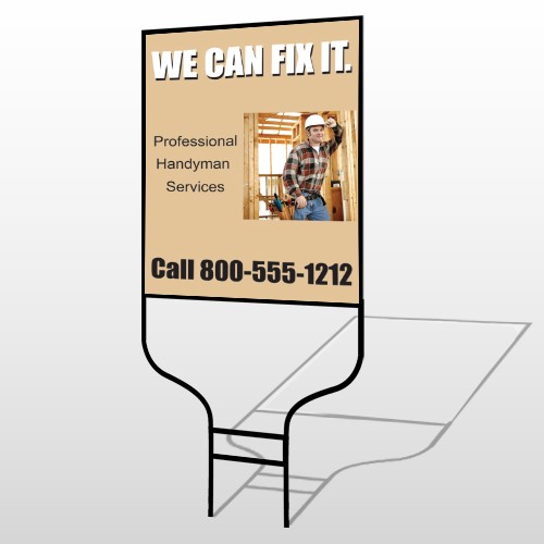 Handyman 240 Round Rod Sign