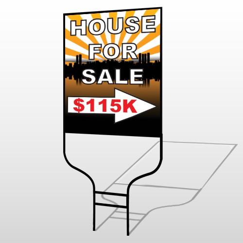 House Sale 719 Round Rod Sign