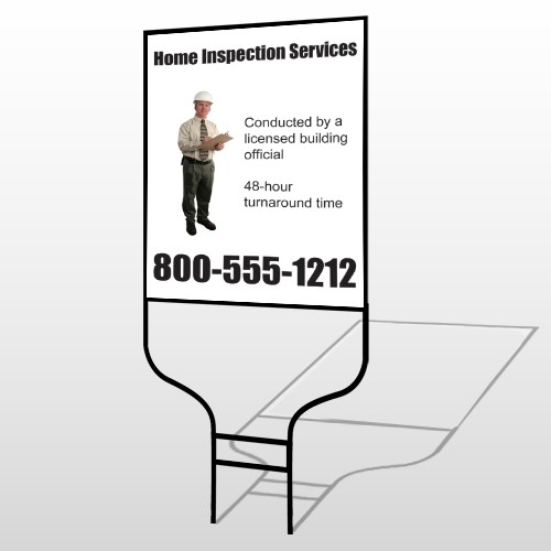 Inspection 244 Round Rod Sign