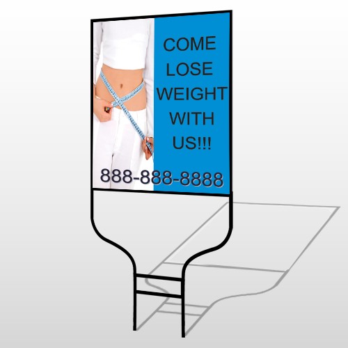 Measure Loss 421 Round Rod Sign