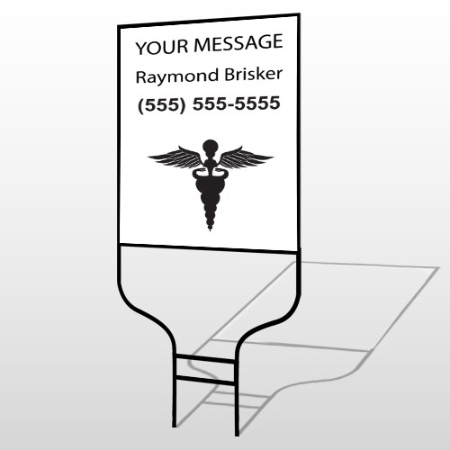 Med 47 Round Rod Sign