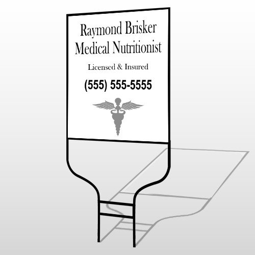 Med 51 Round Rod Sign