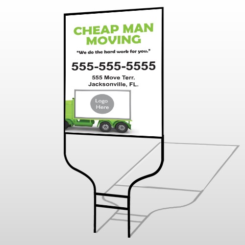 Moving 121 Round Rod Sign