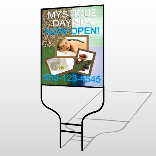 Mystique Spa 492 Round Rod Sign