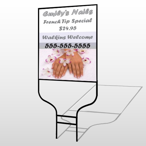 Nails 295 Round Rod Sign