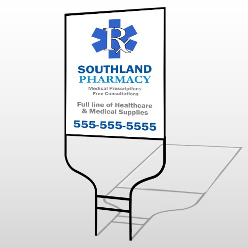 Pharmacy 103 Round Rod Sign