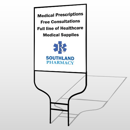 Pharmacy 335 Round Rod Sign
