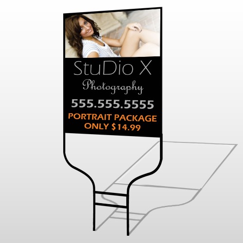 Photography 42 Round Rod Sign