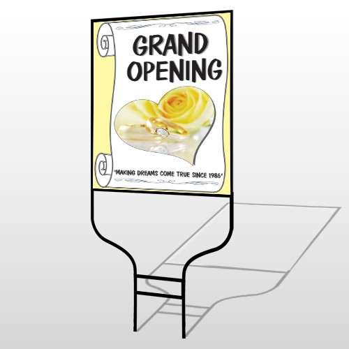 Rose Rings 396 Round Rod Sign