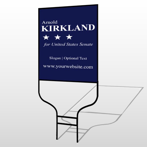 Senate 134 Round Rod Sign