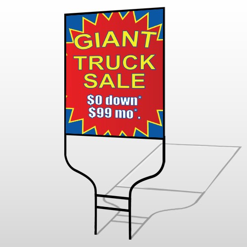 Starburst 119 Round Rod Sign