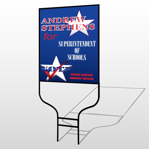 Superintendent 306 Round Rod Sign