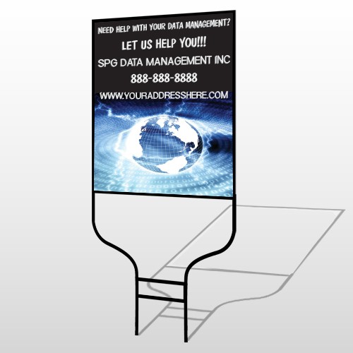 World Wide Web 437 Round Rod Sign
