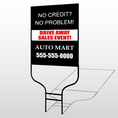 Auto Mart 114 Round Rod Sign