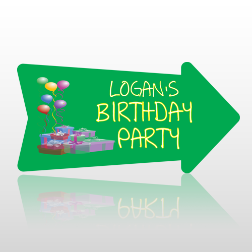 Party 867 Floor Decal Arrow-Right