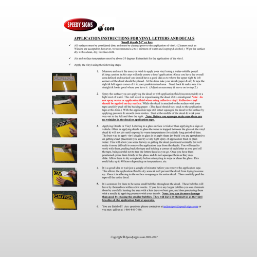 Vinyl Application Instructions_Small - Speedy 