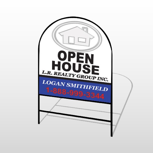 House Emblem 857 H-Frame Arch Sign