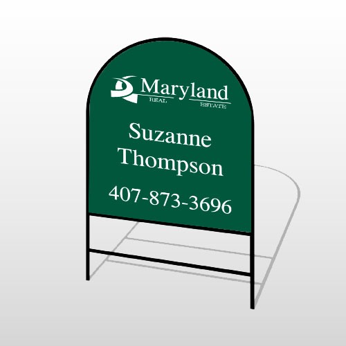 Maryland 6 H-Frame Arch Sign