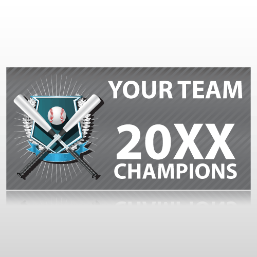 Baseball Champions Sports Banner