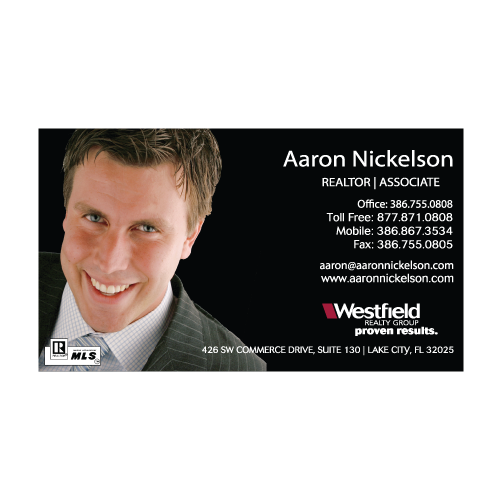 2"H x 3.5"W Business Cards - Left Photo