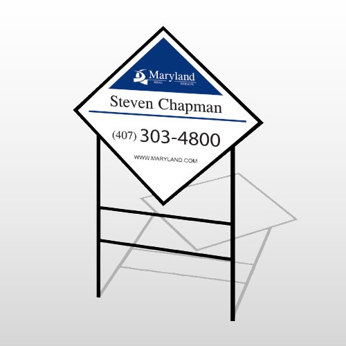 Agent 11 H-Frame Diamond Sign