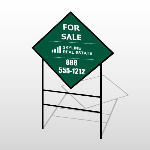 Skyline 26 H-Frame Diamond Sign