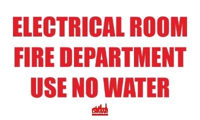 Demar Plumbing 10"w x 6"h Aluminum Sign w/Rounded Corners