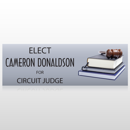 Book Gavel 275 Custom Sign