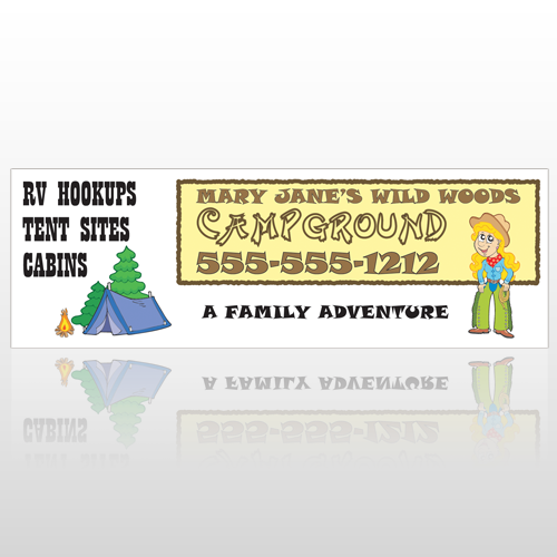 Campground 144 Custom Sign