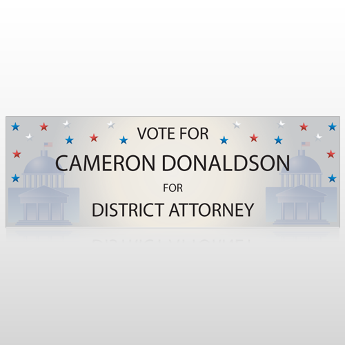 Vote Court Attorney 268 Custom Sign