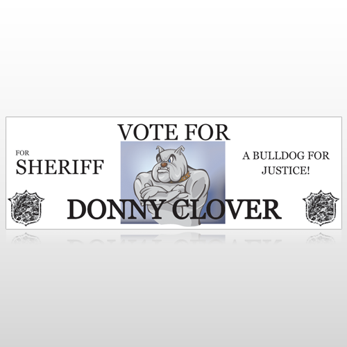Vote Sheriff Dog 269 Custom Sign