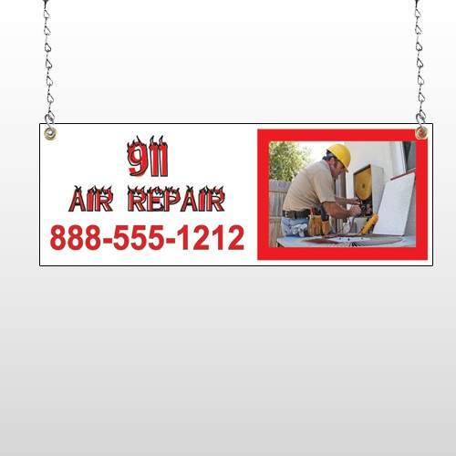 AC Repair 251 Window Sign