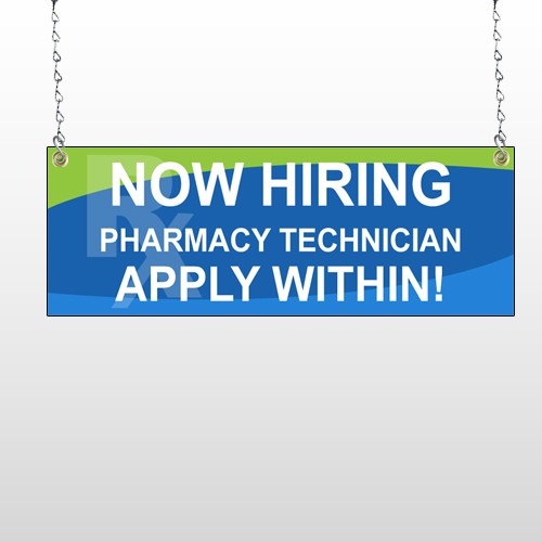 RX Hiring 286 Window Sign