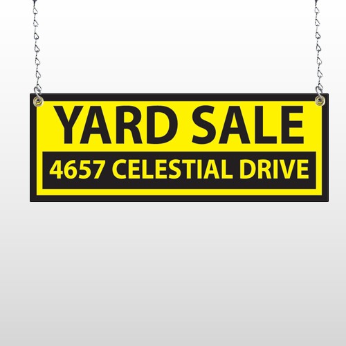 Yellow Black 551 Window Sign