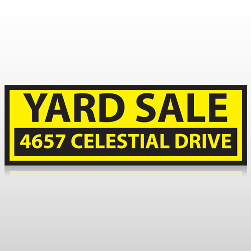 Yellow Black 551 Custom Sign