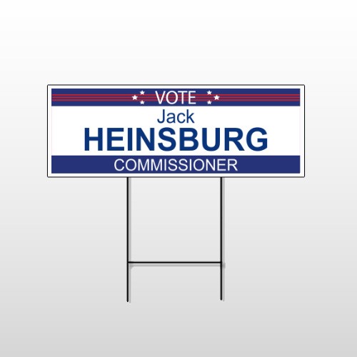 Political 4 Wire Frame Sign
