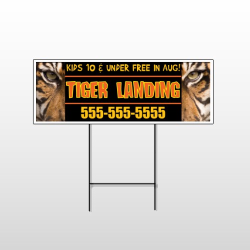 Tiger Landing 303 Wire Frame Sign