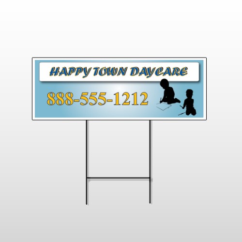True Happy Care 182 Wire Frame Sign