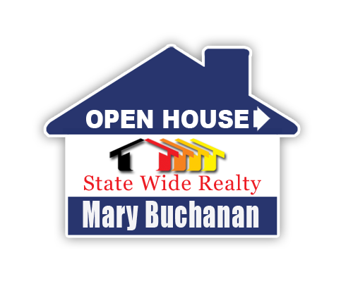 Replacement Corrugated House Sign 18"H x 24"W for Rocket Stand