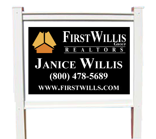 Vinyl Frame and Corrugated Sign Kit 48"H x 96"W