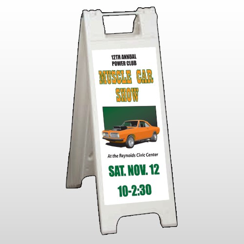 Muscle Car 124 A Frame Sign