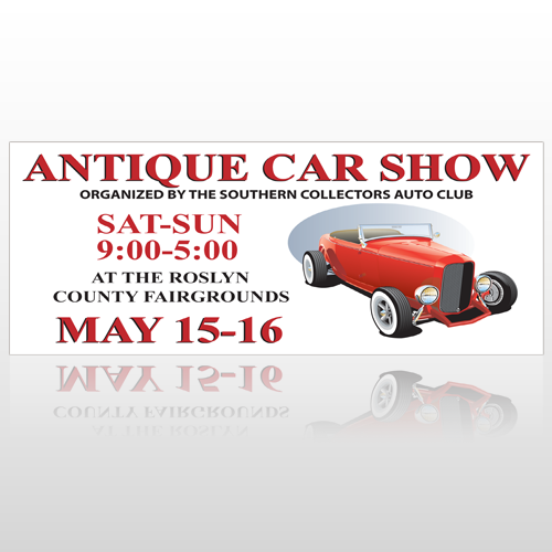 Car Show 123 Site Sign