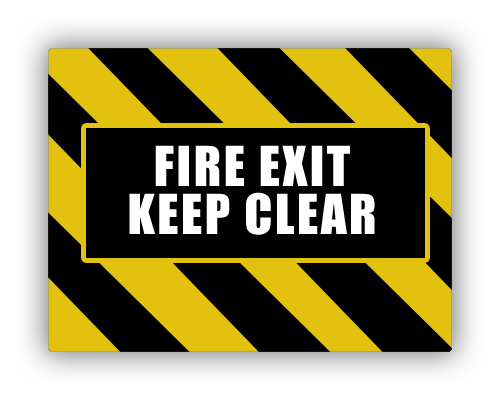 Floor  Decal 9"H x 12"W