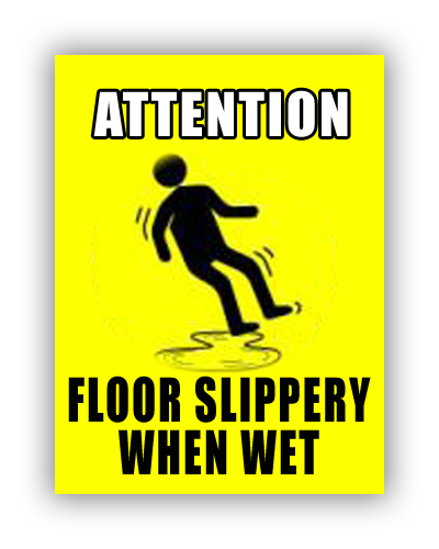 Floor  Decal 4.5"W x 6"H