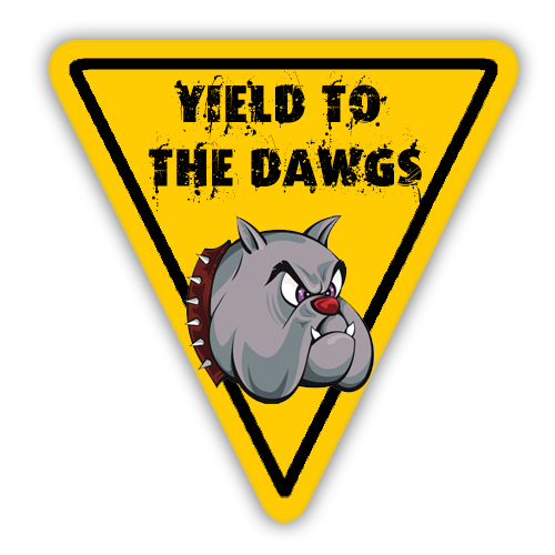 Floor  Decal 4"W x 4"H Triangle